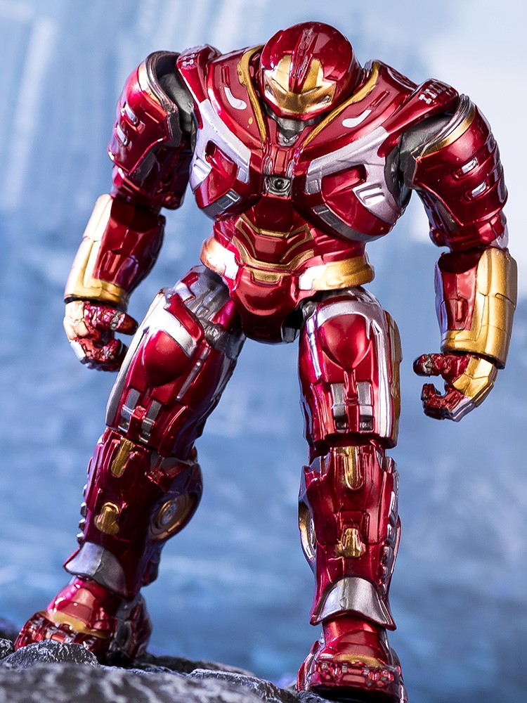 复仇者联盟反浩克装甲刚钢铁侠蜘蛛侠绿巨人漫威可动手办模型玩具二代