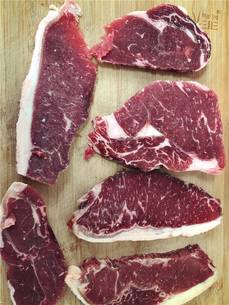 冷链速发原切牛排边角料谷饲西冷眼肉菲力牛肉边角家庭新鲜1000g悦君