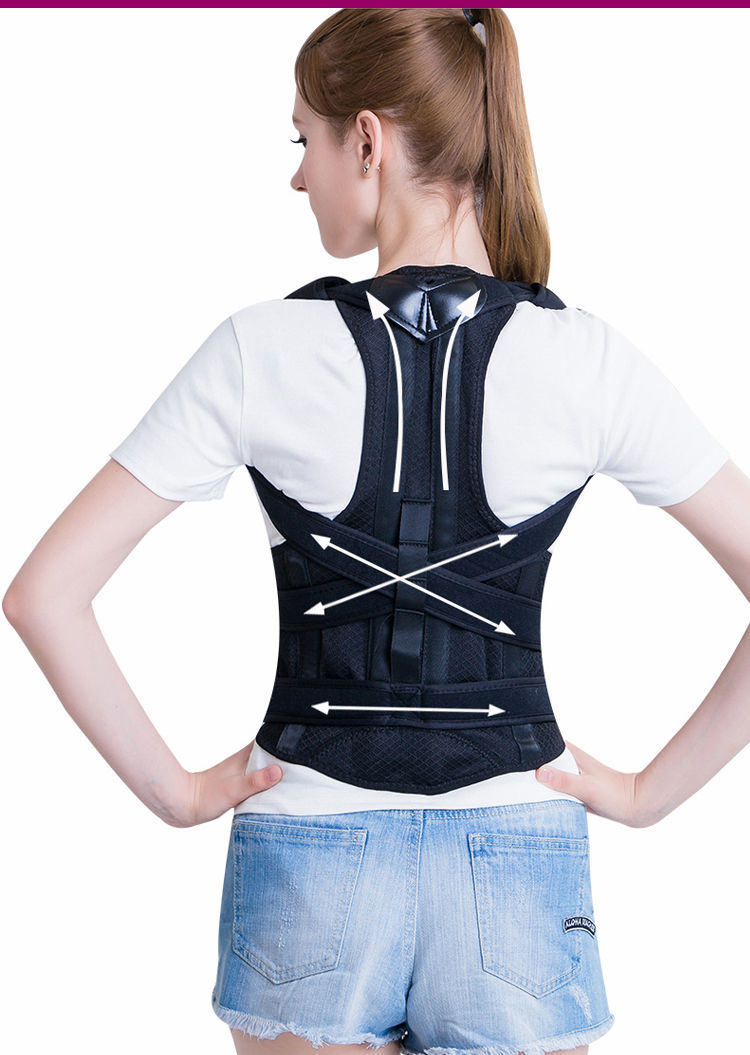 治驼背矫正带男女纠正脊椎脊柱侧弯矫正器学生驼背神器 钛合金加强版