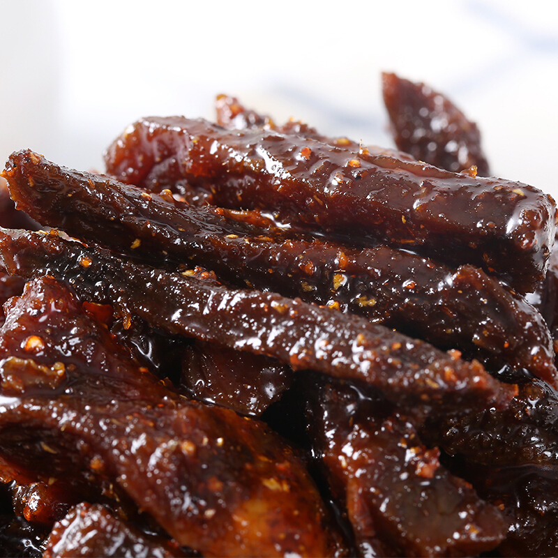 湖北九州牧业思乐麻辣牛肉干恩施正宗土特产食200克礼盒麻辣牛肉干100