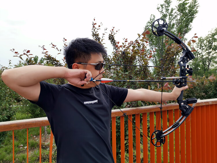 复合弓滑轮弓反曲弓传统弓m120m125弓箭竞技弓75磅重弓打靶豪华套餐