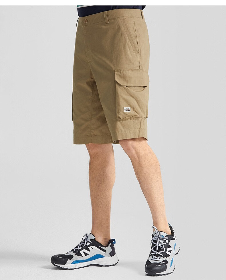 thenorthface北面短裤男22春夏新款户外运动舒适透气棉质休闲五分裤5j