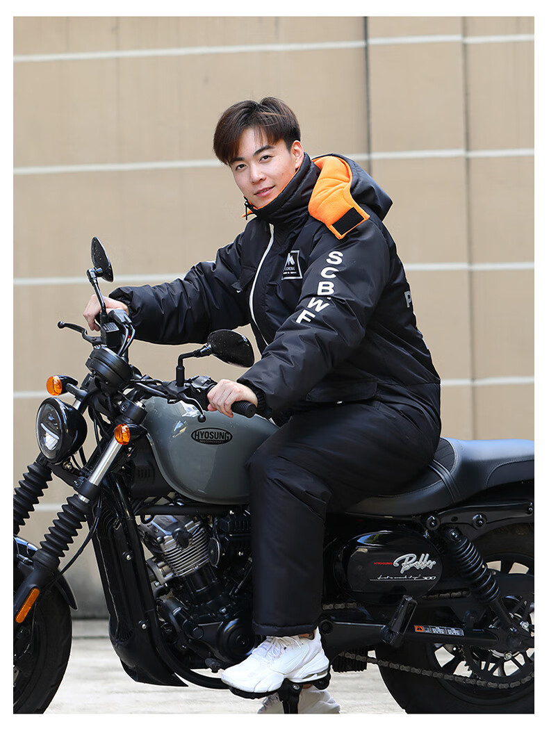 冬季电动车骑行服 摩托车骑行服男女机车服休闲防风防水秋冬季电动车