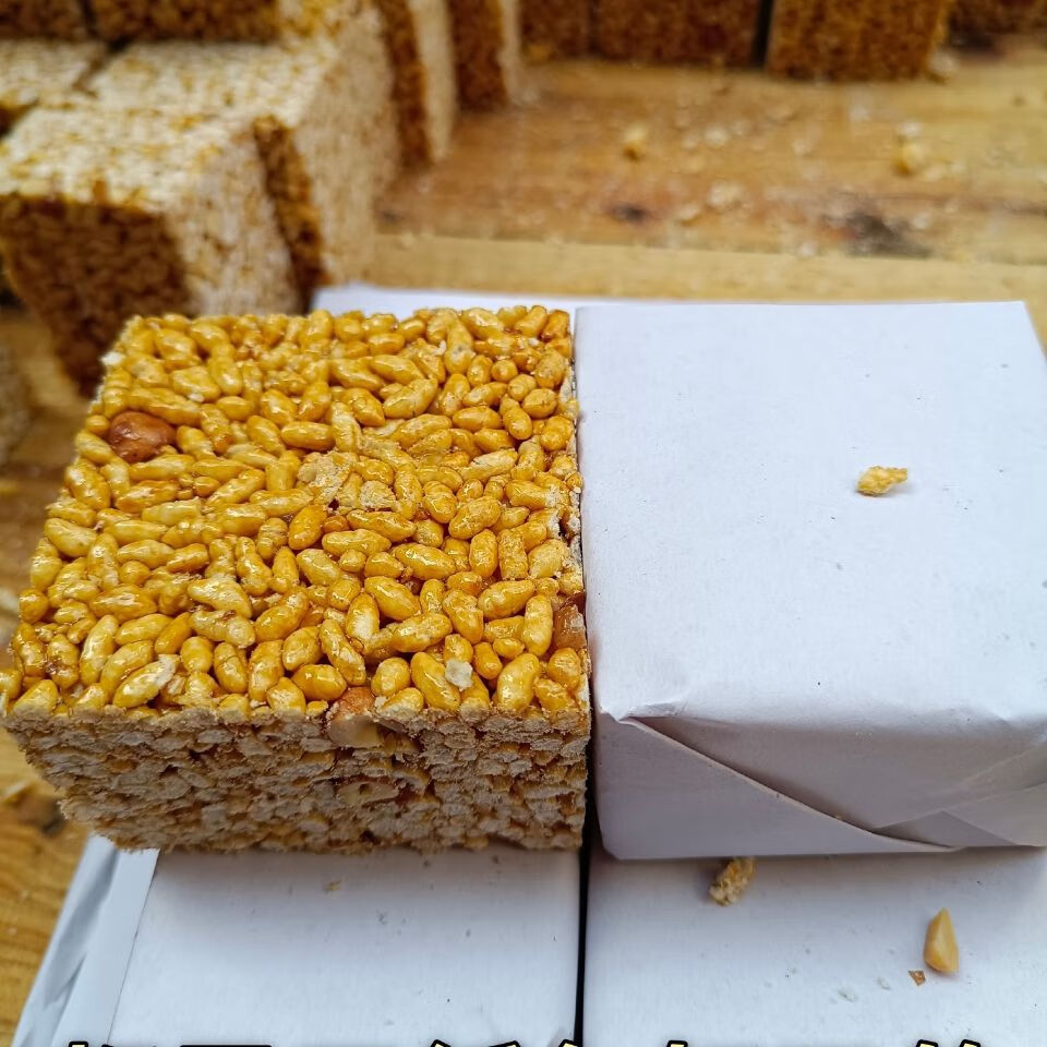 【官方】2斤四川邻水大竹特产红糖糯米阴米米花糖麻糖炒米糖炒米块