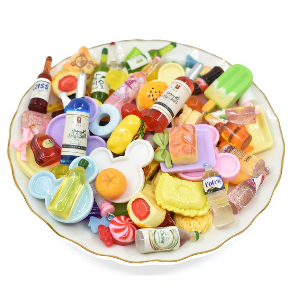 迷你盲盒食物 微缩食玩盲盒diy微缩食玩盲袋混装迷你超市食物模型盲盒