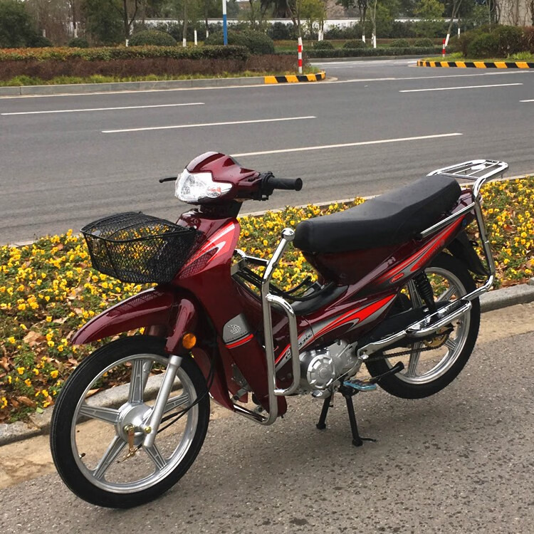 全新國四電噴彎梁摩托車110cc可上牌125排量男女國三燃油外買街車 國