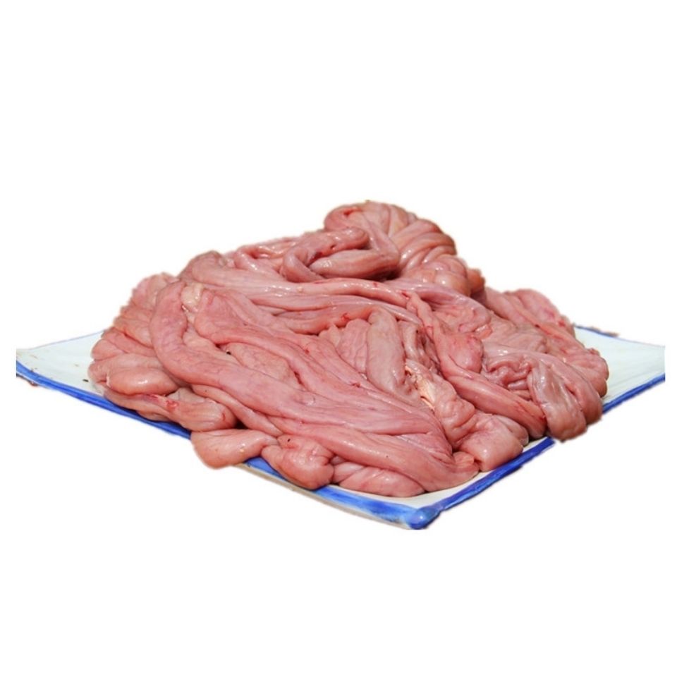 新鲜土猪小肠苦肠罐血肠生猪肠当天宰杀当天宰杀土猪小肠27至3斤装