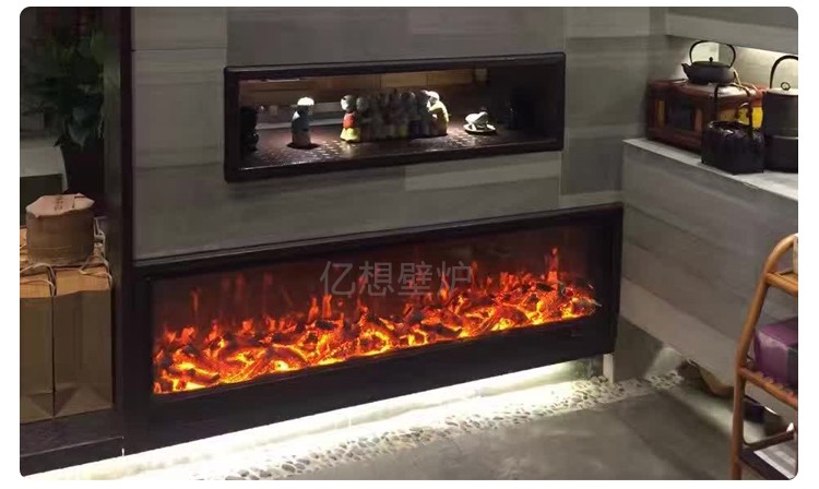 亲品定制电子仿真火装饰壁炉现代客厅电视柜假火炉芯嵌入式家用取暖器