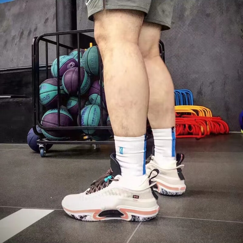 耐克男鞋air jordan 36 aj36白绿郭艾伦缓震篮球鞋dm0796-107/da9053