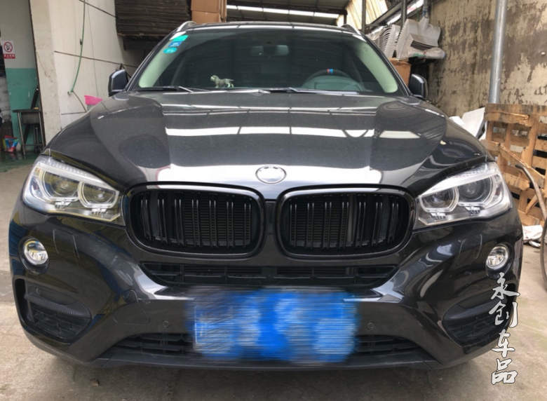 qefh08-13款宝马x5中网饰条 宝马x5 x6改装m款中网 e70 e71中网 碳纤