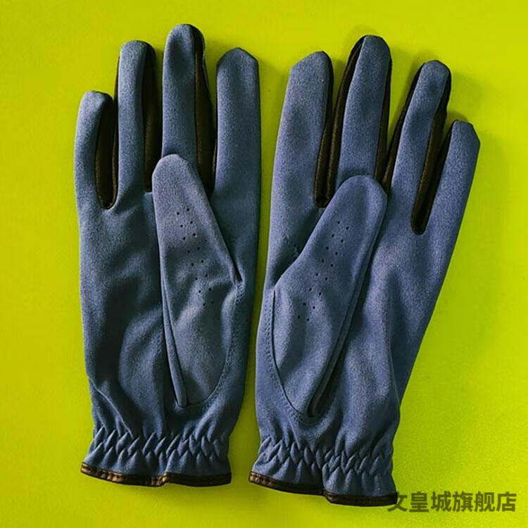 fj超纤布高尔夫手套女双手舒适防磨户外打球骑行装备手指套 glove