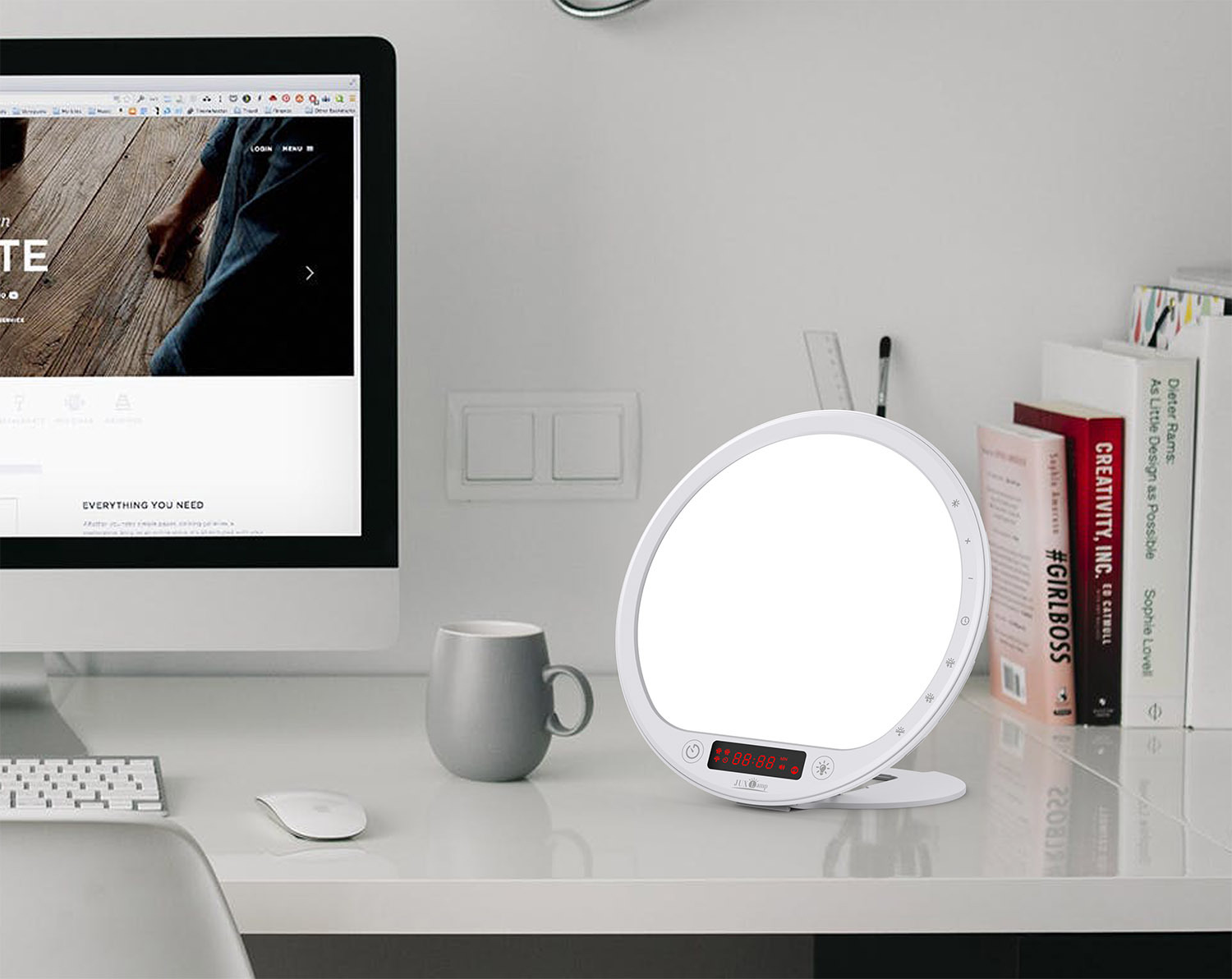 若音sad光疗能量灯全光谱仿生太阳桌面灯缓解季节性抑郁模拟日出日落