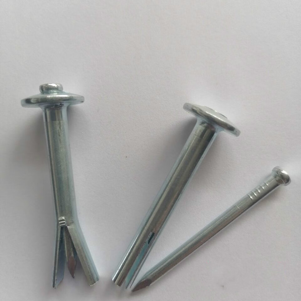 击芯壁虎固定快速钉膨胀厘内插片美式膨胀钉快速钉膨胀钉强力m6 6*60