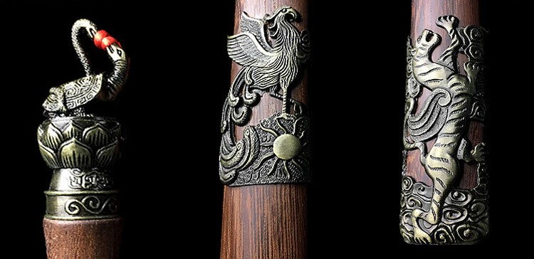 人气高端七星剑玄武宝剑护宅宝剑长硬剑礼品剑收藏冷未开刃深灰色60