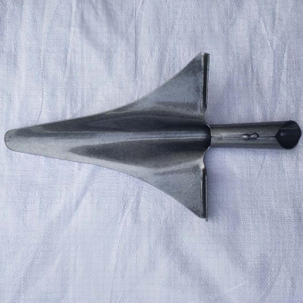 施肥锹头施肥器锹头尖头锹尖头施肥锹头锰钢锻打铁锹头新款加宽尖头