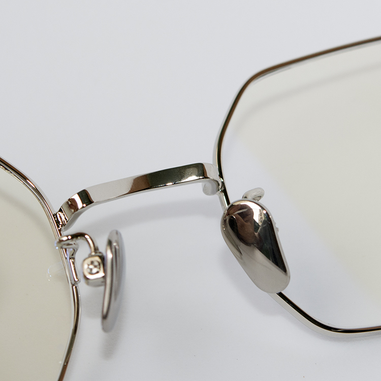 仁捷优选防过敏纯钛鼻托眼镜配件鼻托垫硅胶鼻托鼻托金属擎嵘装金色