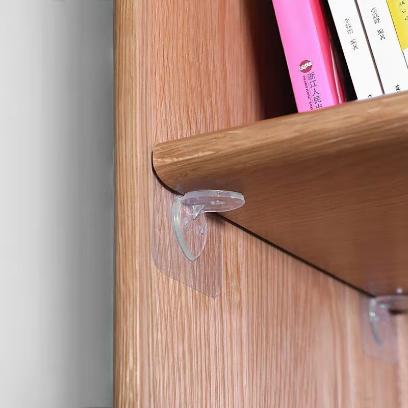 免打孔衣柜隔板托粘贴固定无痕层托承重托支撑加固置物板固定器20个