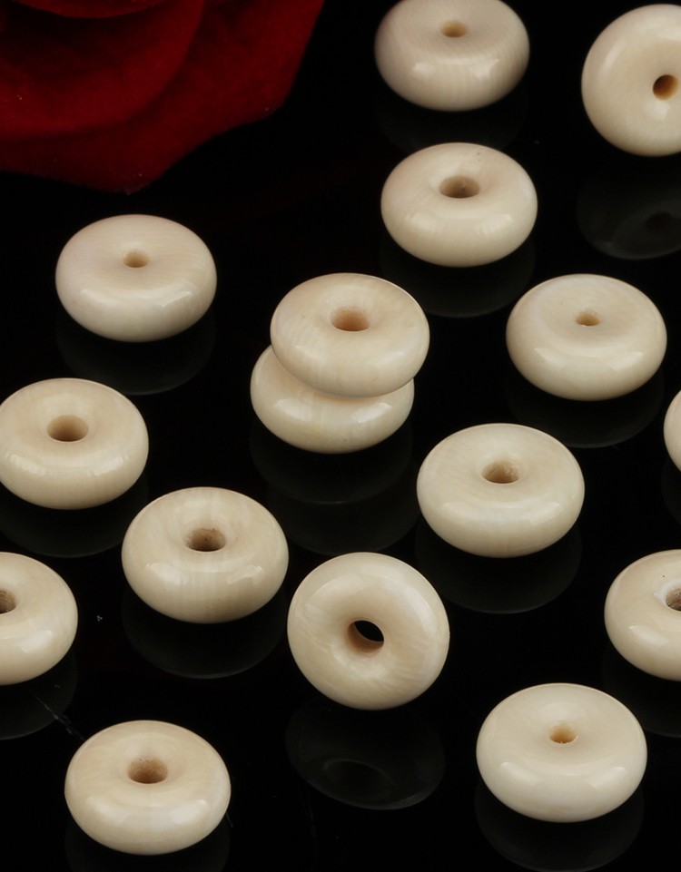 金石通猛犸象牙卡子环圈牙扣冰料小面包圈吊坠挂坠平安扣菩提配饰105