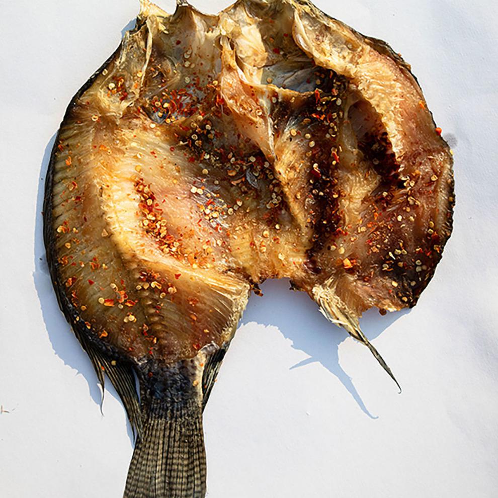 干咸鱼广东特产整条罗非鱼辣淡咸干自养风干自晒非洲鲫鱼福寿鱼500g4