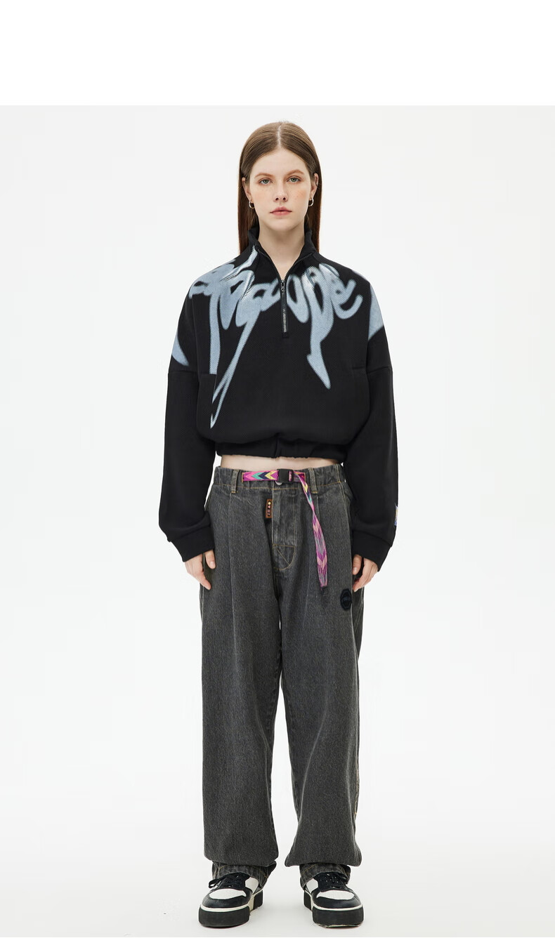 【inxx】standby 22秋新品宽松潮流卫衣女 黑色 xl【图片 价格 品牌