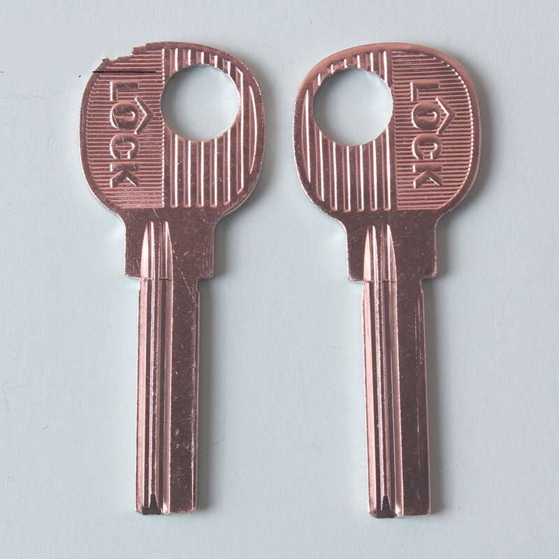 钥匙胚子批发100个4号方形钥匙胚4号方行钥匙毛坯锁匙料各种民用钥匙