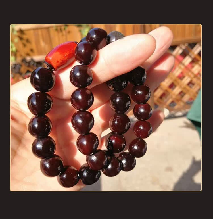 自然红木患子散珠500g斤酒红无患子见愁菩提子108颗念佛珠手串自然红