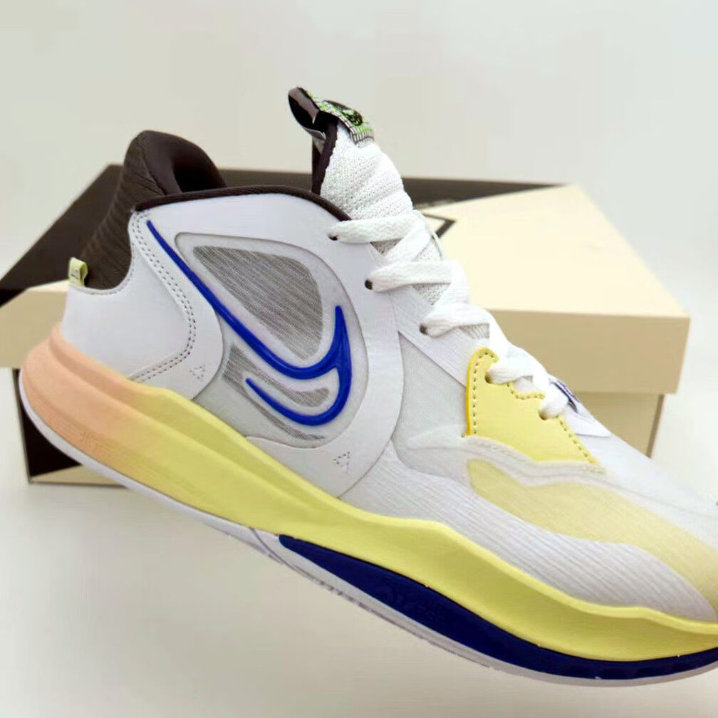 纯原kyrie 5 low 欧文5白蓝黄 低帮缓震男子实战篮球鞋dj6014-100