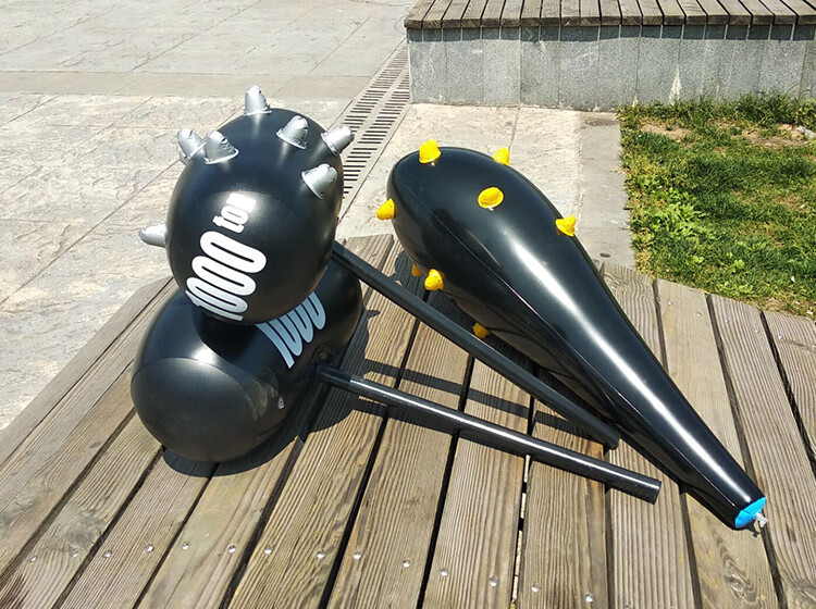 气球锤充气玩具锤子大号充气棒流星锤带刺卡通气球充气锤地摊货源 桔