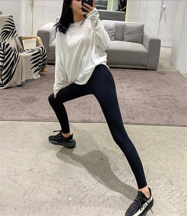 恒佩体型裤女鲨鱼皮打底裤韩国仿冰丝外穿芭比裤紧身显瘦瑜伽裤女运动