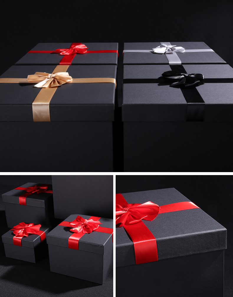 大正方形礼品盒ins风礼物包装盒精美韩版简约伴手礼盒子礼物盒正方形