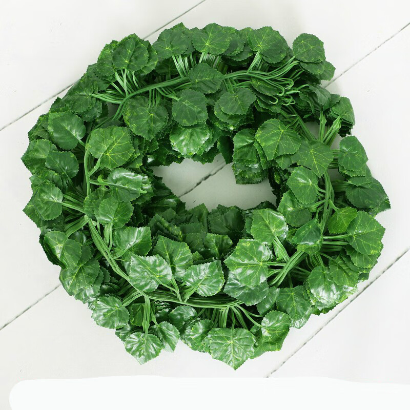 葡萄叶 葡萄藤藤条假花树叶绿叶农家乐吊顶装饰阳台遮挡空调下水管道