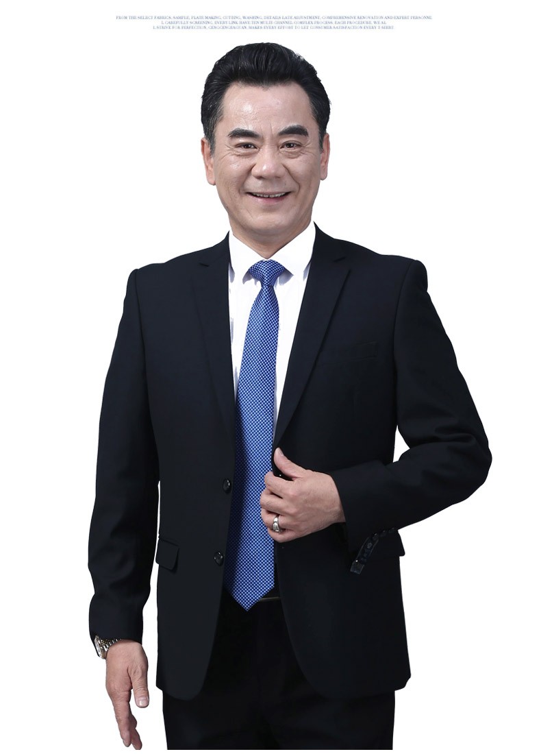 雅戈尔男装男士西服套装中老年爸爸装秋冬父亲中年西装男婚礼服大码