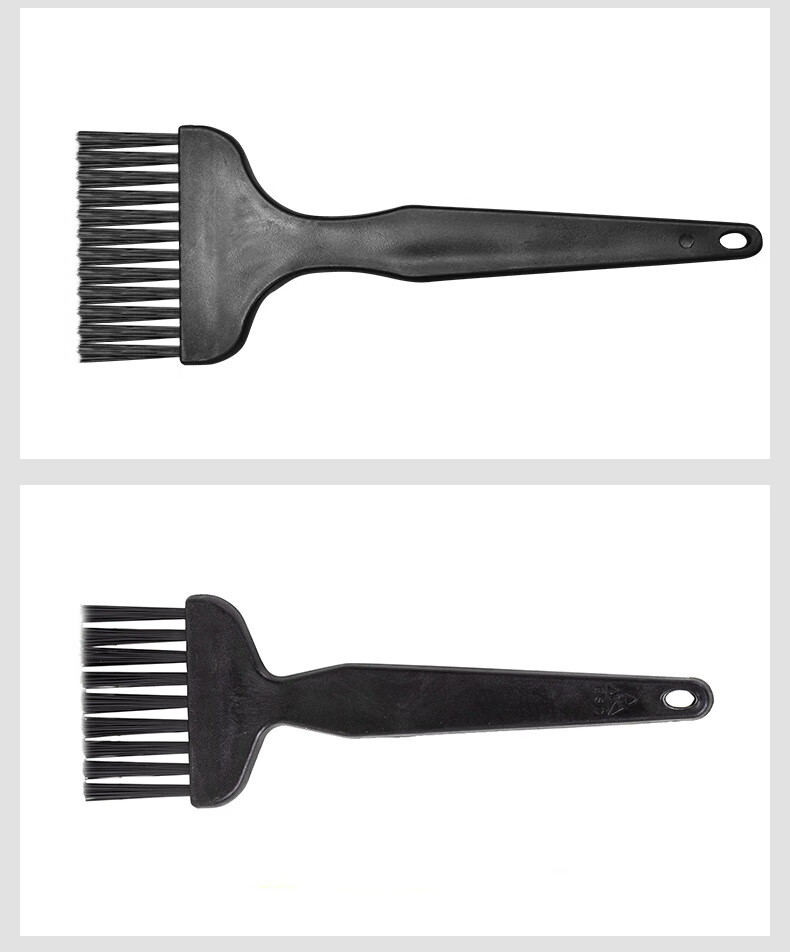 BAIGE Anti-Static Brush PCB Circuit Board Cleaning Brush Carbon Fiber Toothbrush Type Anti-Static Brush Medium Curved Handle 5pcs/Pack CW461531 7