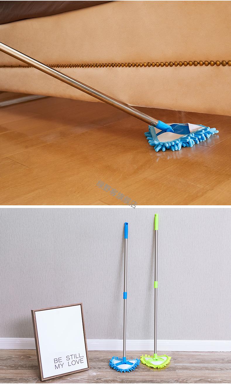 日式伸缩小拖把三角小拖把2021新款多功能可伸缩家用擦天花板清洁神器