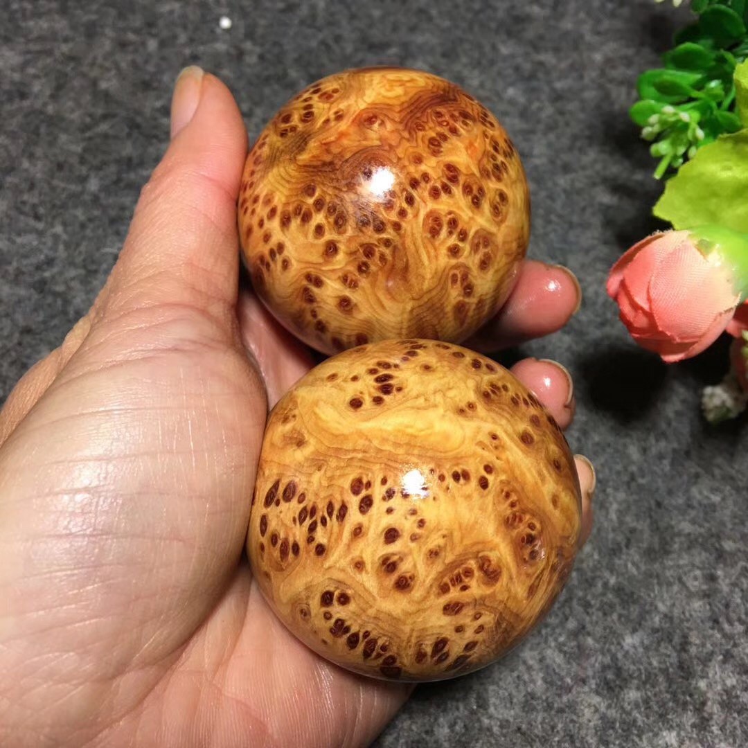 金石通太行崖柏手球满留疤崖柏木保健球手转球球手玩球按摩球送长辈满