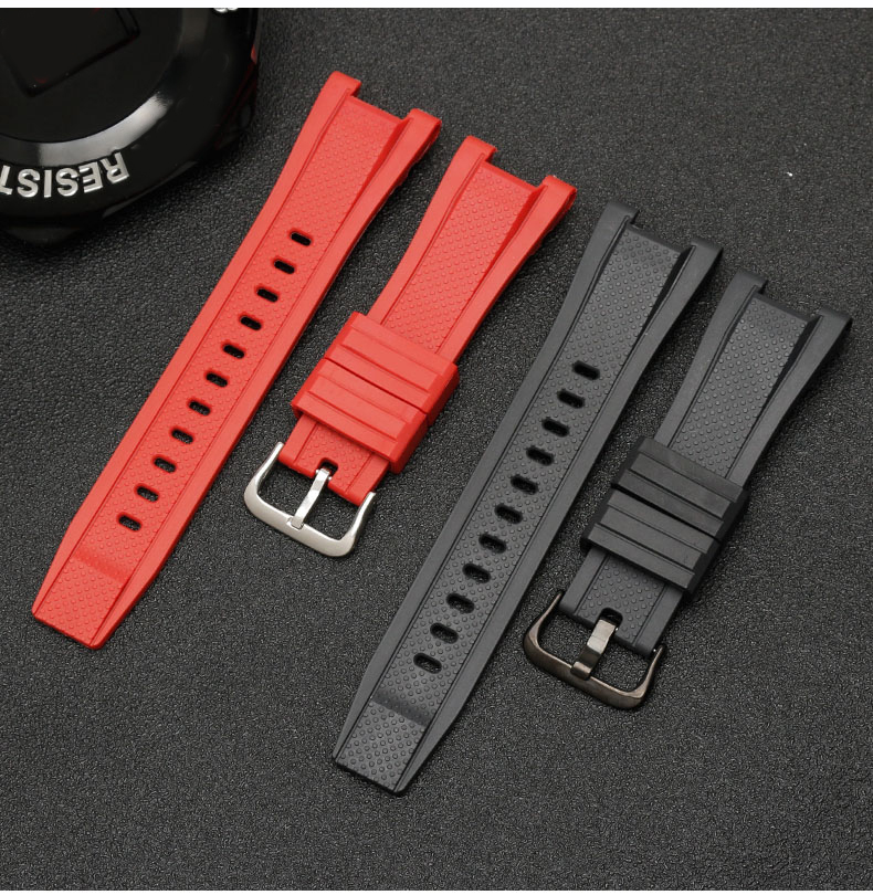 g-shock卡西欧gst-b100/s110/w300/400g男硅胶手表带配件不锈钢表带