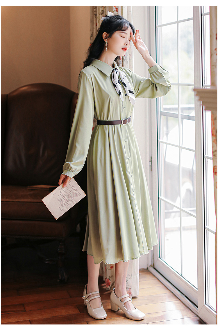 红蜻蜓教资面试穿搭装教师衣服秋季职业装正式场合连衣裙小个子气质