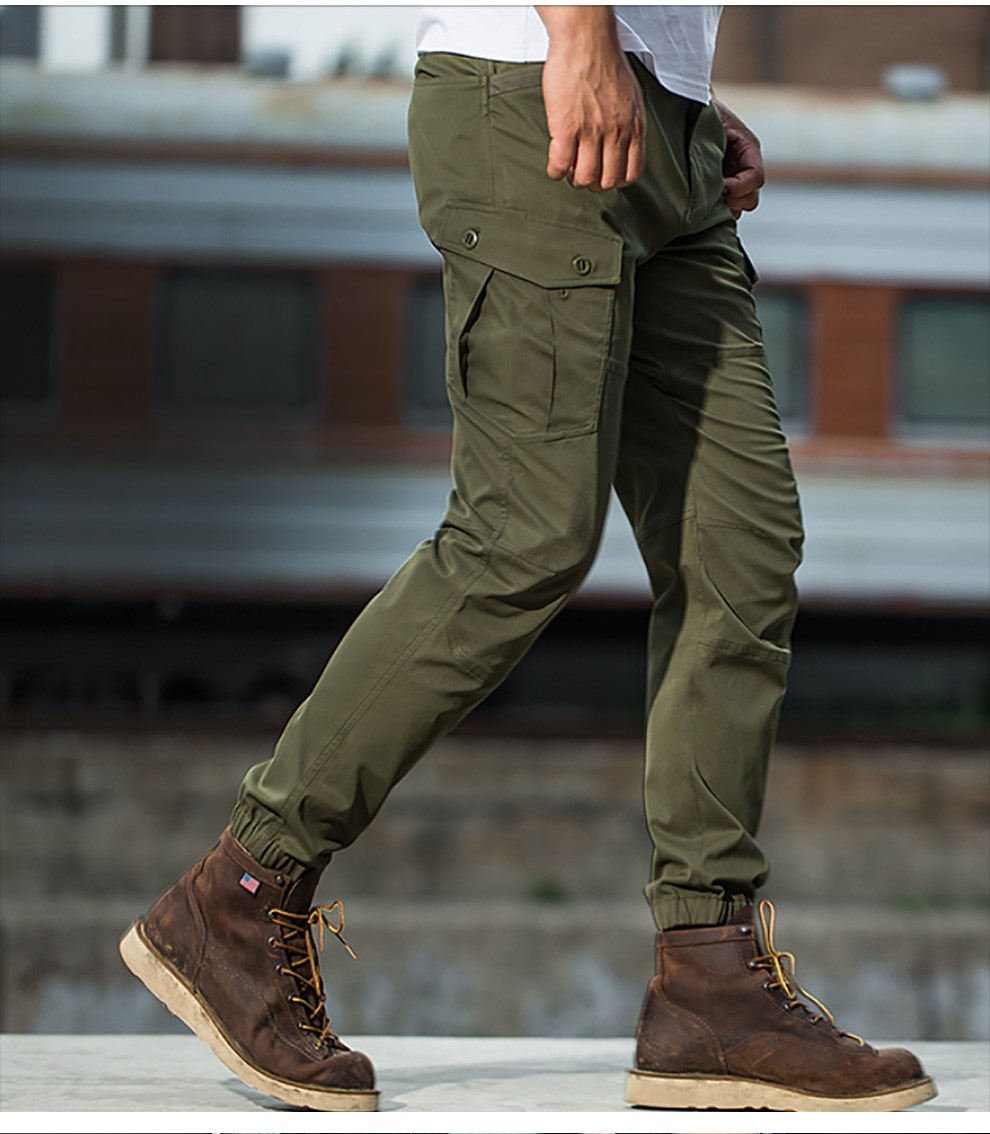 龙牙隐武束脚战术长裤加强版束脚裤舒适百搭户外工装作训裤铁血极夜黑