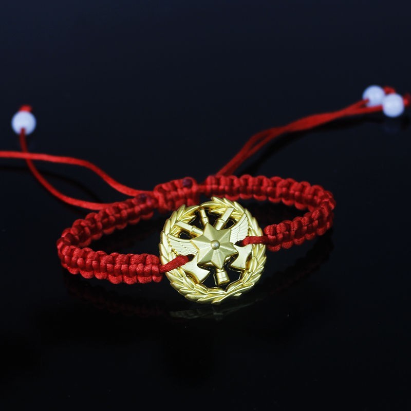 漫葵旭领花军恋编织绳手链情侣礼物松手工自编橄榄消防材料包备注颜色