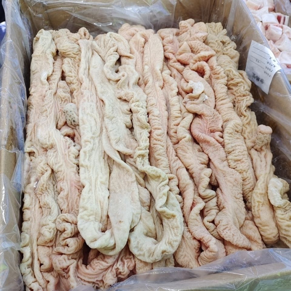 冷冻猪大肠半熟猪大肠免洗猪肥肠20斤面馆饭店食材新鲜速冻江苏浙江