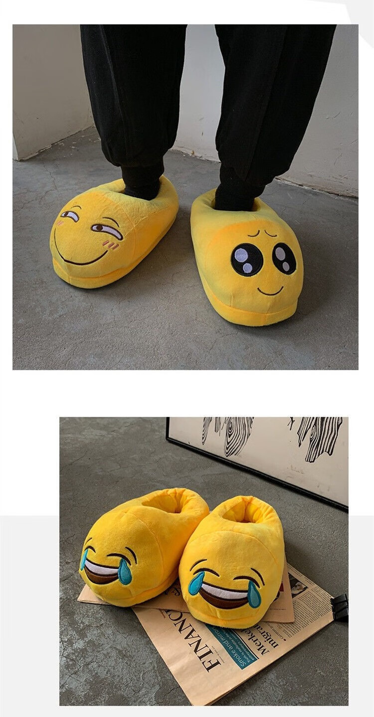 搞怪棉拖鞋女大便便家居创意保暖可爱动漫冬季滑稽包跟棉鞋情侣款