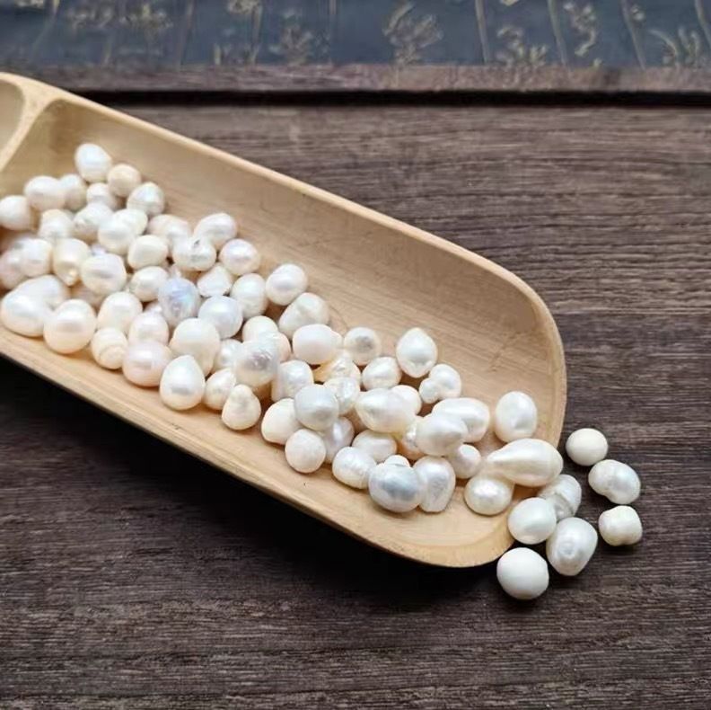 伟博中材珍珠食两用珍珠个珍珠粉可磨粉50g克珍珠粉250克