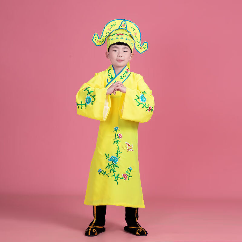 简梦伊 汉服男童春花向童儿童才子服江南四大才子服装六一表演服装