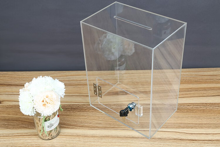 象蚁(xingyi) 亚克力透明带锁意见箱小费箱废票箱爱心箱投递箱捐款箱