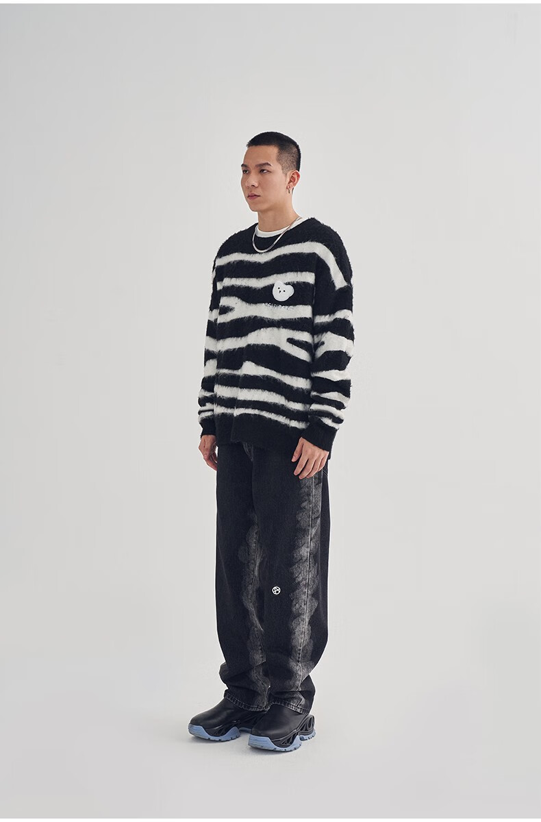 acupuncture/爱克佩特2022秋季新款潮流时尚针织衫aau440304 s【图片