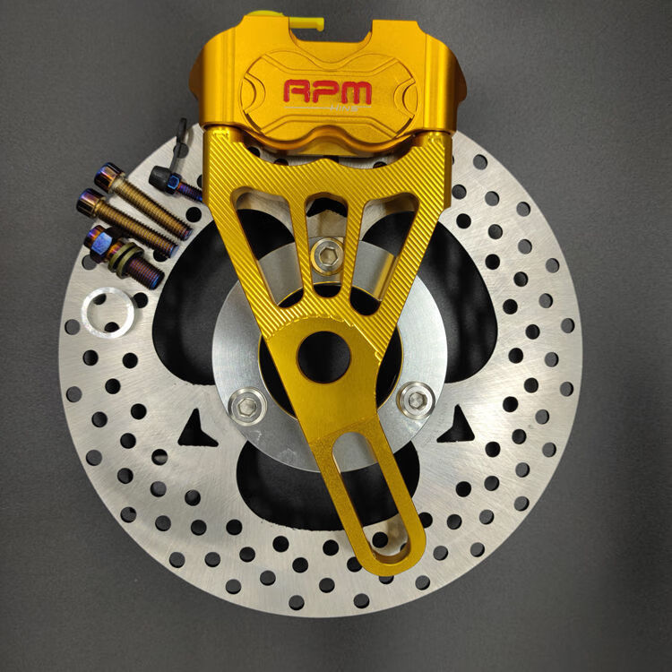 适用于电摩小辐射卡钳碟刹220后刹车套小龟雅迪战速爱玛改装标配平叉