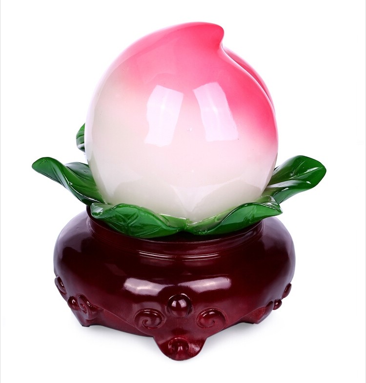 大号寿桃摆件送长辈祝寿贺寿607080大寿工艺礼品老人过寿生日礼物福寿