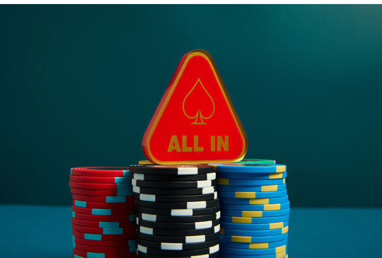 德州庄码国际专业赛事德州扑克庄码dealer allin(wpt) 黑金庄码allin