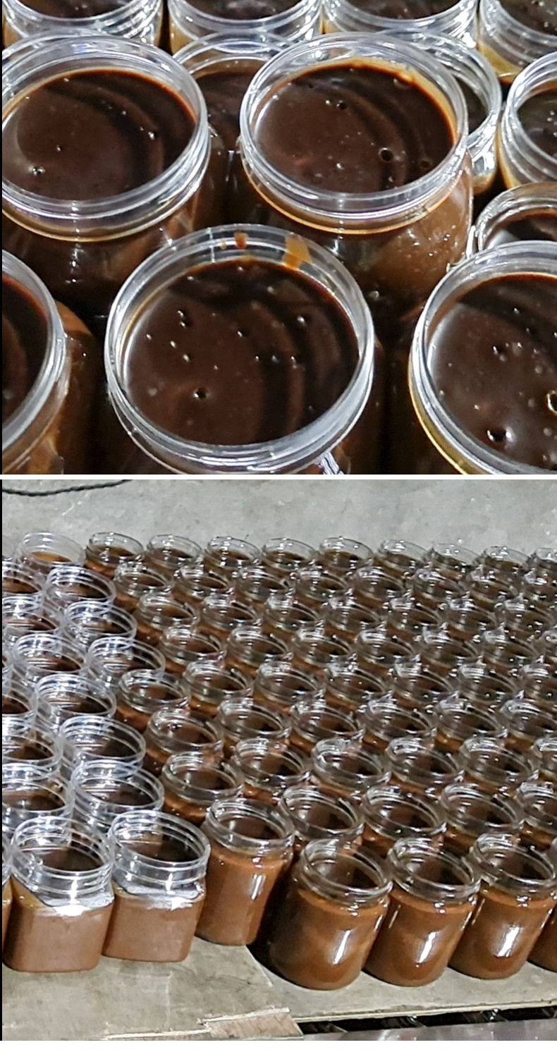 湖南郴州马田豆油酱油家乡地道特产固体浓稠豆膏鱼粉调味品 375ml 马