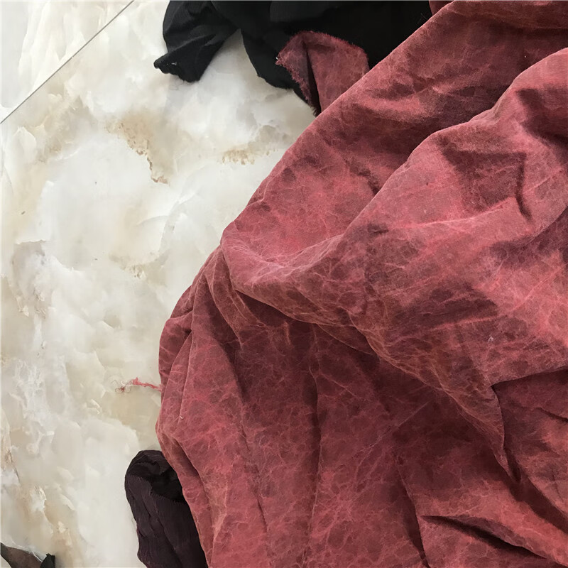 布料尾货 桑蚕丝香云纱品尾单尾货珍珠缎 绢纺零头布料手工iy面料处理